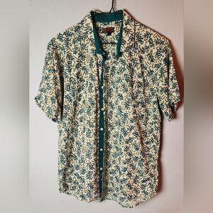 Aarong Mens Button Up Short Sleeve Shirt